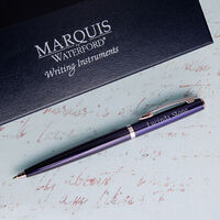 Personalized Waterford® Blue Arcadia Ballpoint Pen