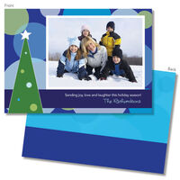 My Christmas in Blue Holiday Photo Cards