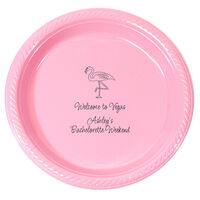 Personalized Summertime Plastic Plates