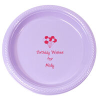 Personalized Balloons Plastic Plates