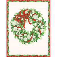 Shell Wreath Holiday Cards