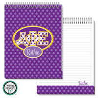 Delta Phi Epsilon Jumbo Spiral Top Notepads