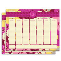Retro Flower Calendar
