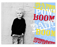 Bang Folded Photo Note Cards