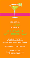 Orange Fiesta Party Invitations