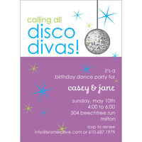 Disco Ball Party Invitations