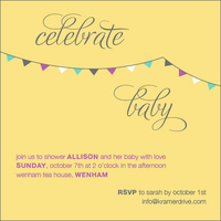 Celebrate Baby Invitations