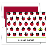 Ladybugs Repeat Note Cards