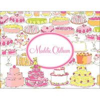 Let Them Eat Cake Foldover Note Cards