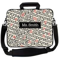 Alphabet Soup Laptop Bag