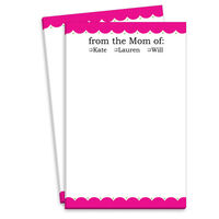 Pink Scalloped Mommy Notepads