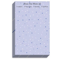 Periwinkle Mini Dot Mommy Notepads
