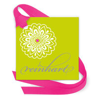 Swash Blossom Gift Tags with Attached Ribbon