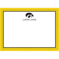 University of Iowa Dotty Flat Note Cards