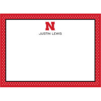 University of Nebraska Dotty Flat Note Cards
