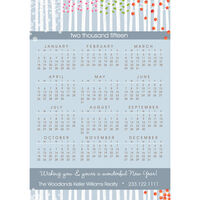 Four Seasons Calendar Greeting Holiday Cards