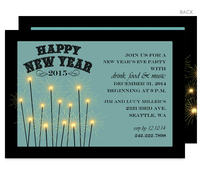 New Year's Sparklers Invitations