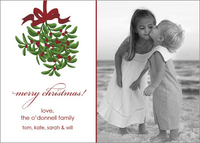 Mistletoe Holidays Photo Cards