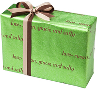 Green Sparkle Gift Wrap