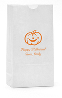 Smiling Pumpkin Paper Bags