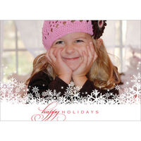 Snow Flurries Folded Photo Cards