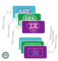 Design Your Own Sorority Luggage Tags