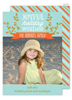 Joyful Wishes Photo Holiday Cards
