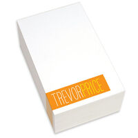Brooke's Blossoms Tangerine Statement Chunky Notepads