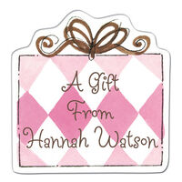 Pretty Pink Package Gift Sticker