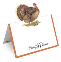 Thanksgiving Turkey Printed Placecards