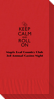 Keep Calm and Roll On Guest Towels