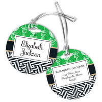 Mixed Topiary Luggage Tags