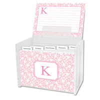 Petal Petite Flower Recipe Box and Recipe Cards