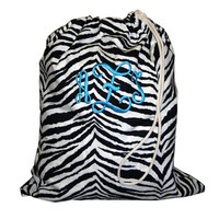 Zebra Laundry Bag