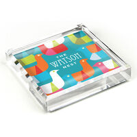 Birds Crystal Paperweight by Jonathan Adler