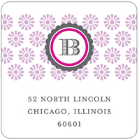 Lilac Wallpaper Address Labels
