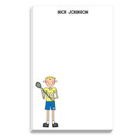 The LaCrosse Boy Notepad