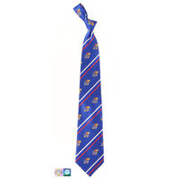 University of Kansas Cambridge Striped Silk Neckties