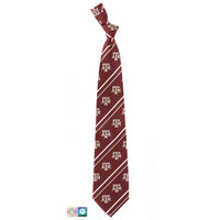 Texas A&M University Cambridge Striped Silk Necktie