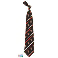 Texas Tech University Cambridge Striped Silk Necktie
