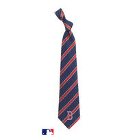 Boston Red Sox Striped Woven Necktie