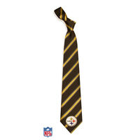 Pittsburgh Steelers Striped Woven Necktie