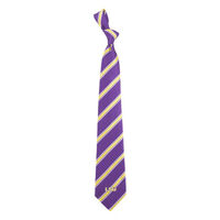 Louisiana State University Striped Woven Neckties