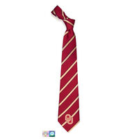 University of Oklahoma Stripes Woven Necktie
