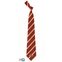 Iowa State University Striped Woven Necktie