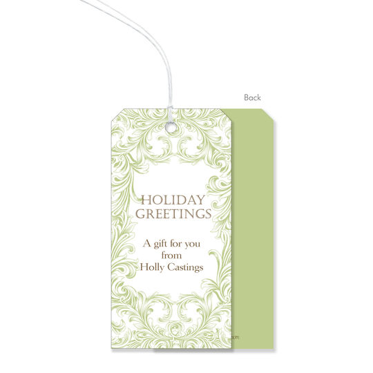 Personalized Ornate Hanging Gift Tags