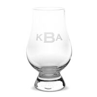 Monogrammed 6.75 oz. Glencairn Whiskey Glass Set of 4