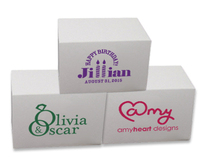 White Gift Box with Your Artwork