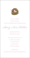 Pink Robin's Nest Invitations