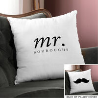 His Throw Pillow Cover
